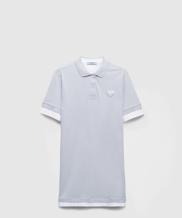 프라다 피케 및 저지 드레스 335951