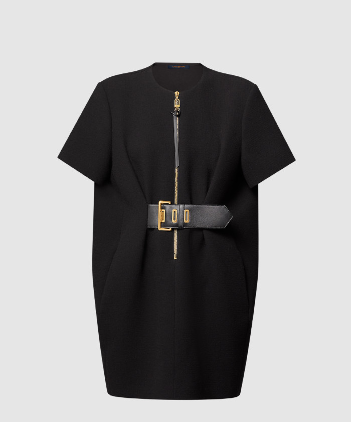 루이비통 레이스업 크레이프 티셔츠 드레스 1AGOOF