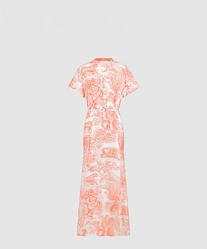 디올 롱 셔츠 드레스 441L9