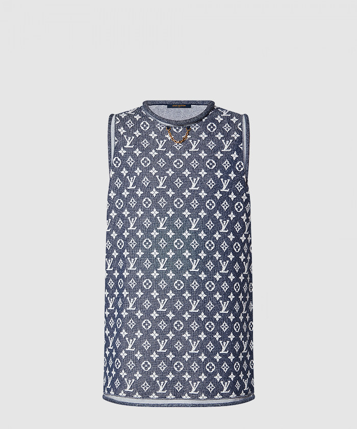 루이비통 모노그램 자카드 니트 드레스 1AFEJO