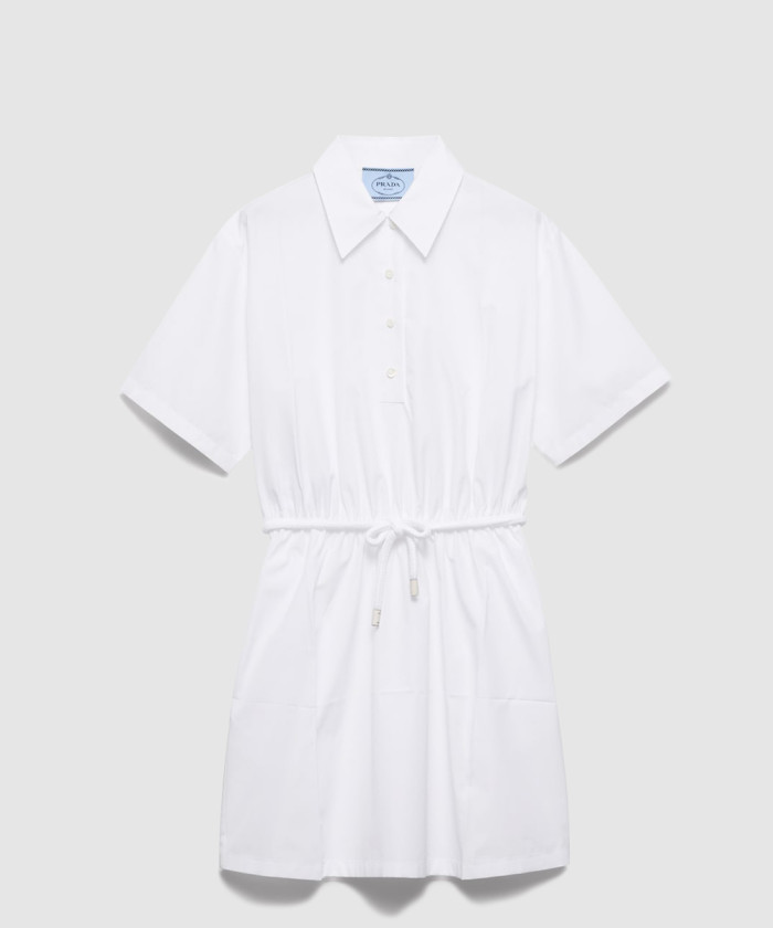 프라다 포플린 미니 드레스 P3O94C