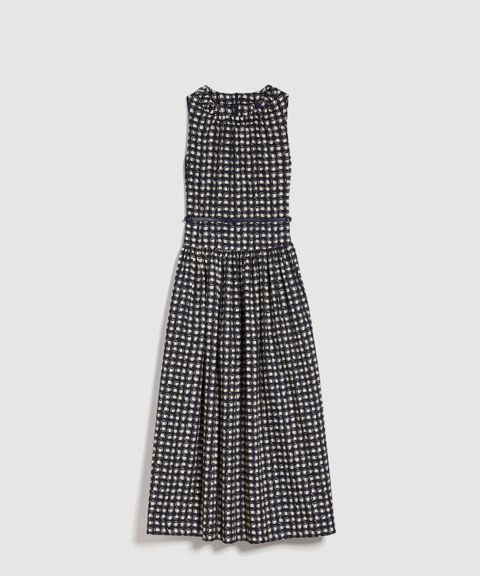 막스마라 프린트 코튼 포플린 드레스