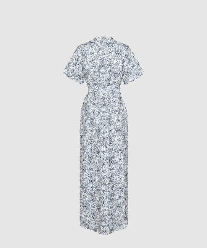 디올 벨트 롱 셔츠 드레스 521L3