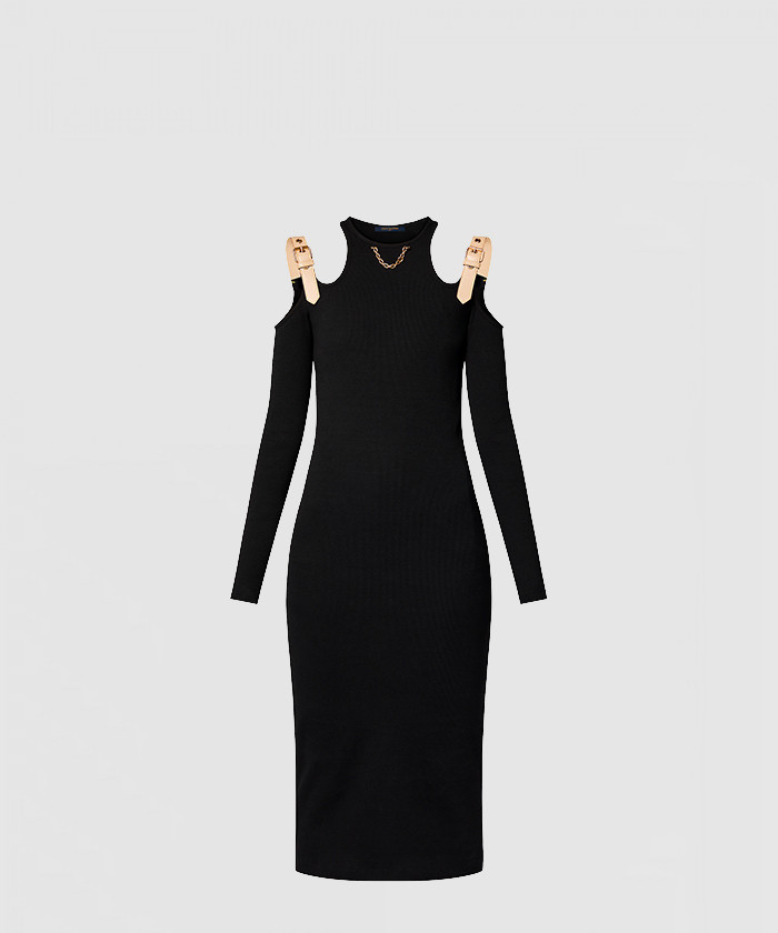 루이비통 아일릿 탭 드레스 1AFGEC