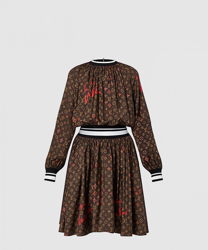 루이비통 실크 드레스 1A99JA