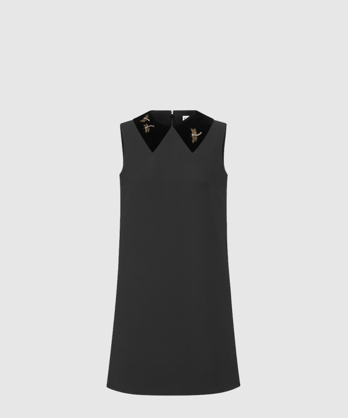 디올 라인 자수 드레스 441R8