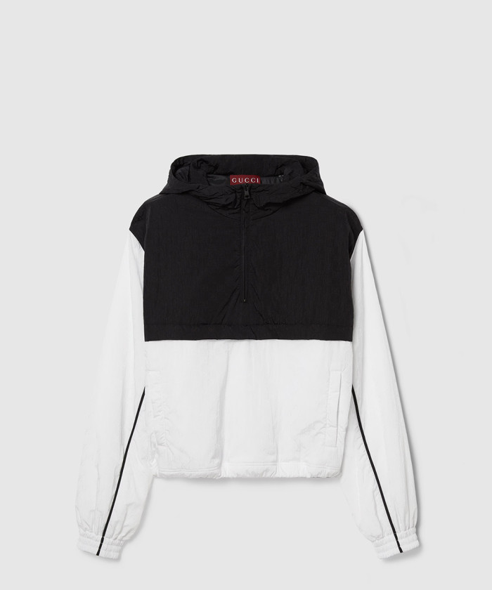 구찌 GG 나일론 후드 집업 재킷 810511