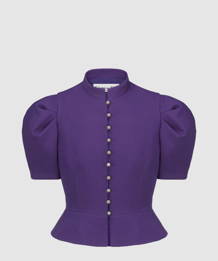 디올 피티드 반소매 재킷 511V5