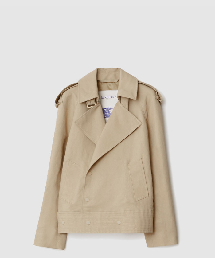 버버리 캔버스 트렌치 재킷 80873491