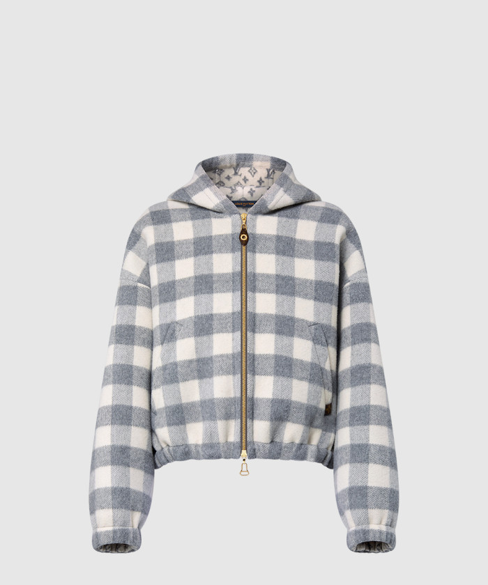 루이비통 더블 페이스 체크 집업 재킷 1AGPEN