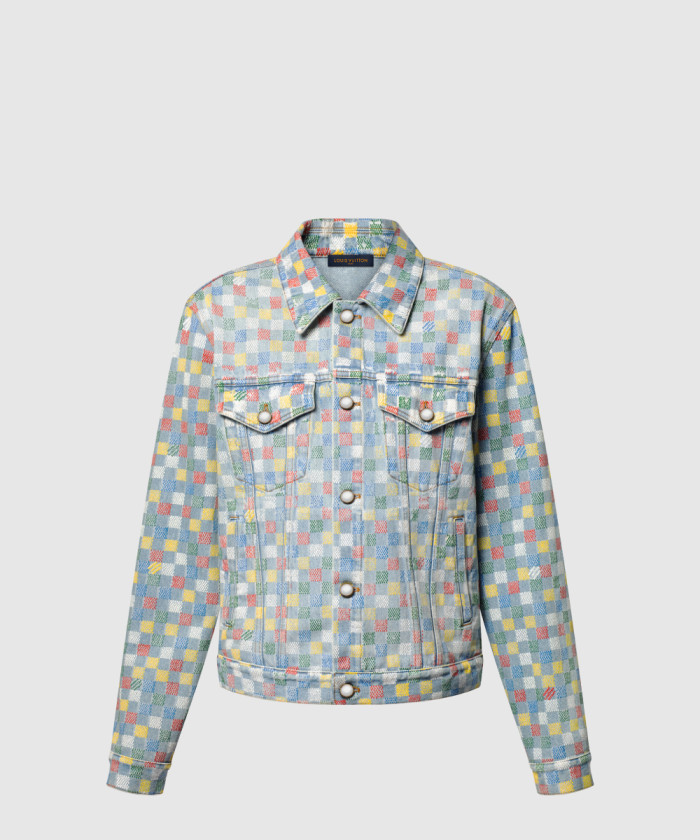 루이비통 다미에 데님 트러커 재킷 1AHBE4