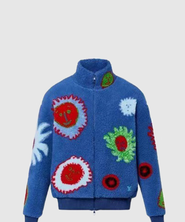 루이비통 페이스 지퍼 플리스 블루종 1AB6X0