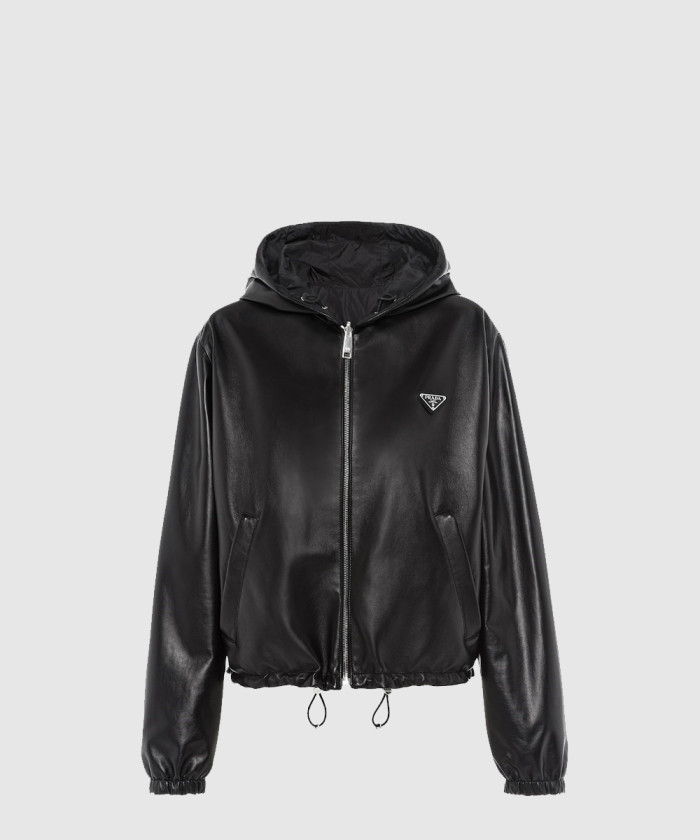 프라다 리버시블 나파 레더 재킷 58A085