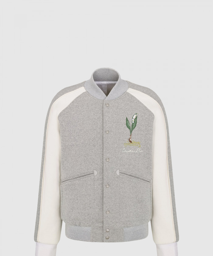 디올 은방울꽃 바시티 재킷 493J4