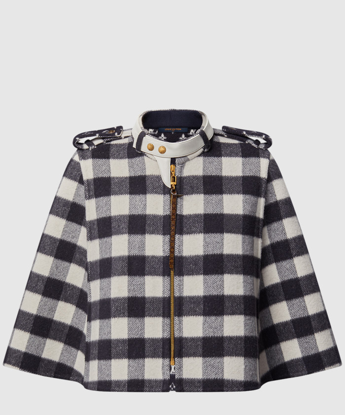 루이비통 더블 페이스 체크 케이프 1AGPE8