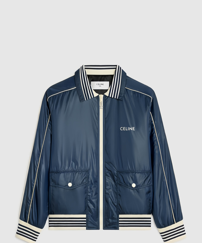 셀린느 로고 라이트 나일론 블루종 재킷 2W9736