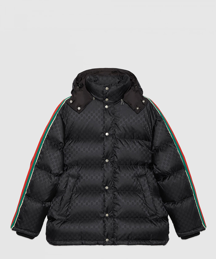 구찌 GG 나일론 자카드 재킷 위드 웹 715519