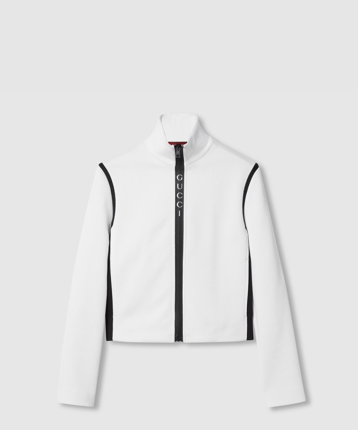 구찌 저지 자카드 지퍼 재킷 ‎792387