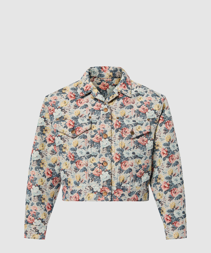 루이비통 플로럴 자카드 크롭 재킷 1AGPL4