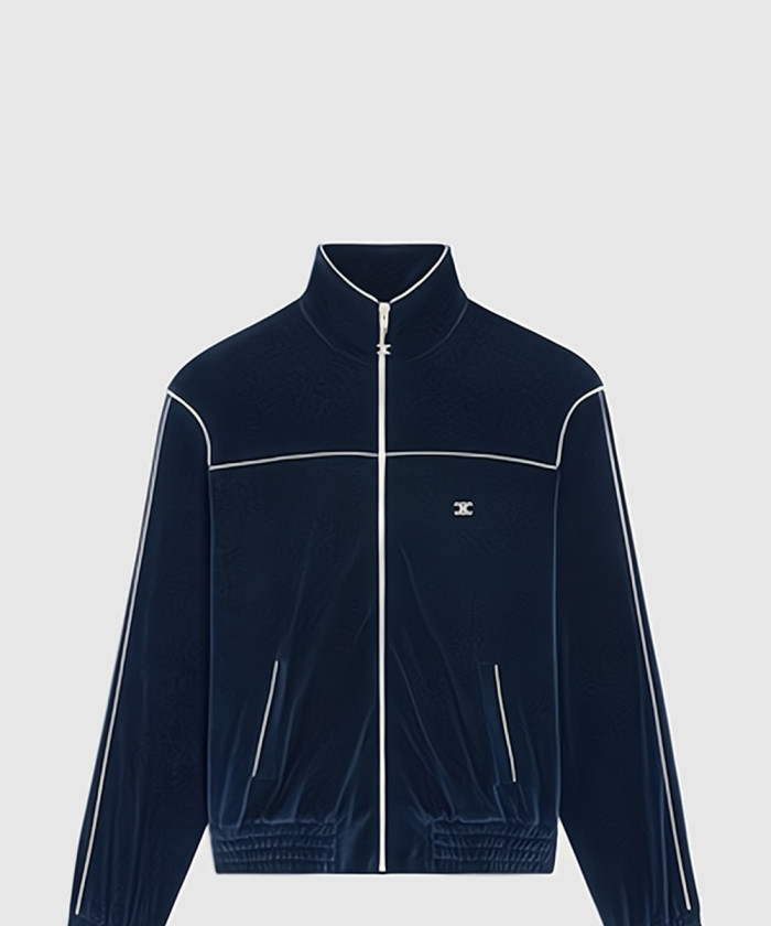 셀린느 트레이닝복 트리오페 벨벳 저지 트랙수트 재킷 2Y1686