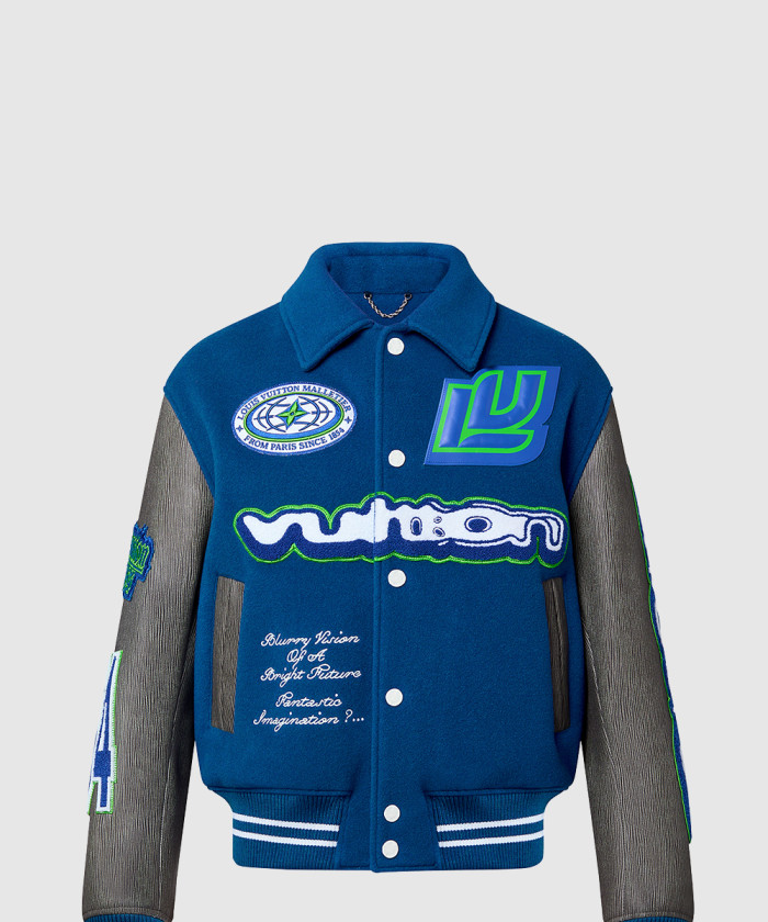 루이비통 엠브로이더드 바시티 블루종 1ABZM4