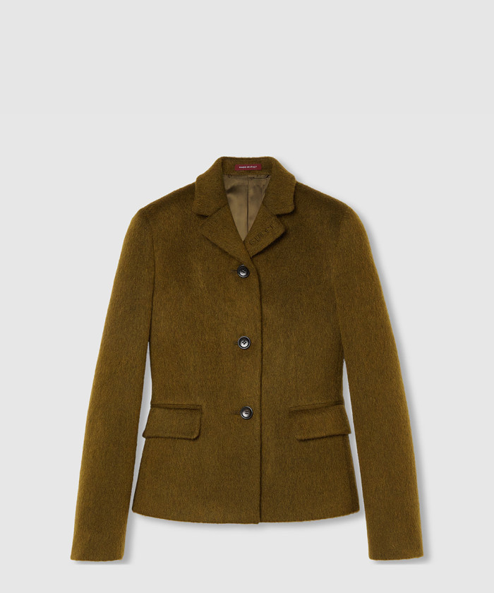 구찌 라이트웨이트 울 & 모헤어 블렌드 재킷 793775