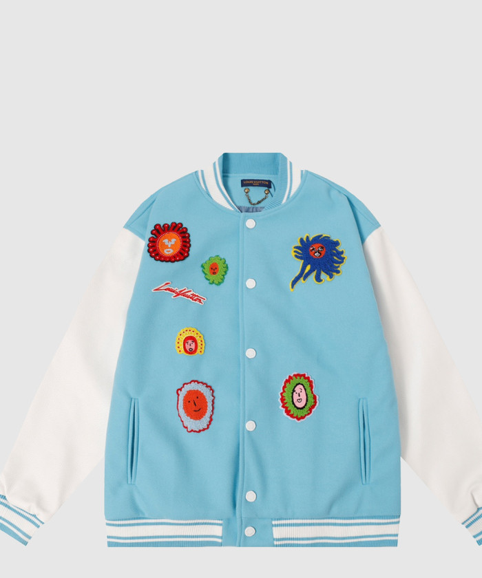 루이비통 자수 페이스 바시티 블루종 1AB8HA