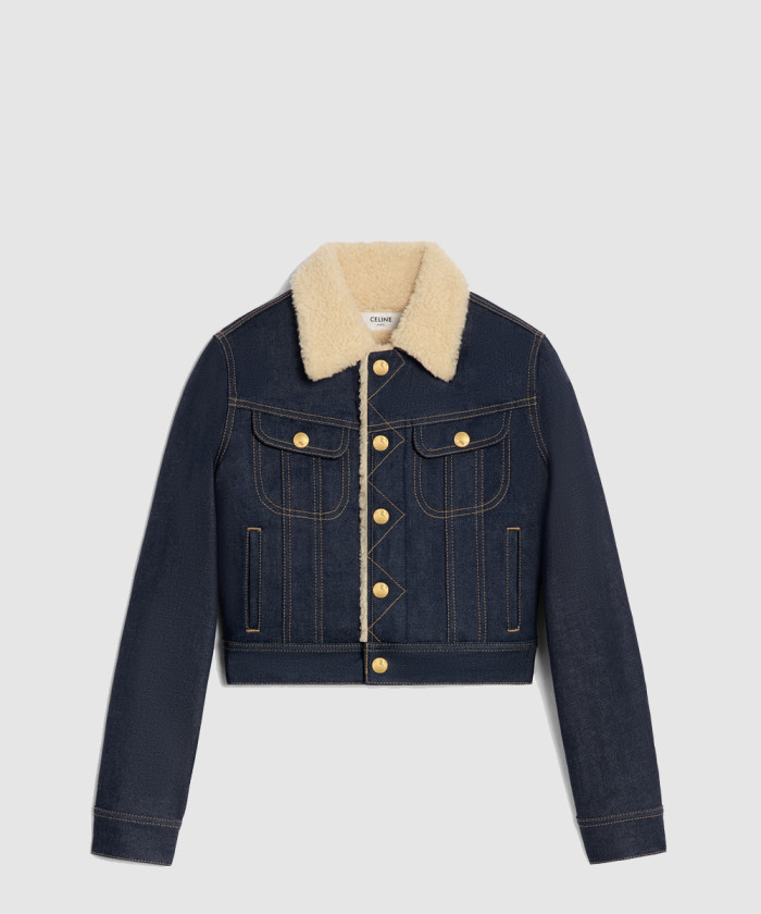 셀린느 데님 원단 자켓 2Q9812