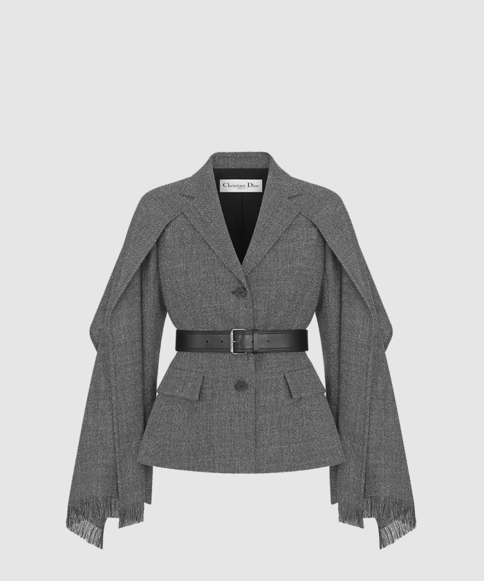 디올 벨트 재킷 & 탈착식 스카프 511V2