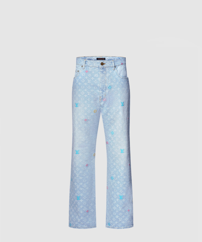 루이비통 모노그램 데님 팬츠 1AFRXU