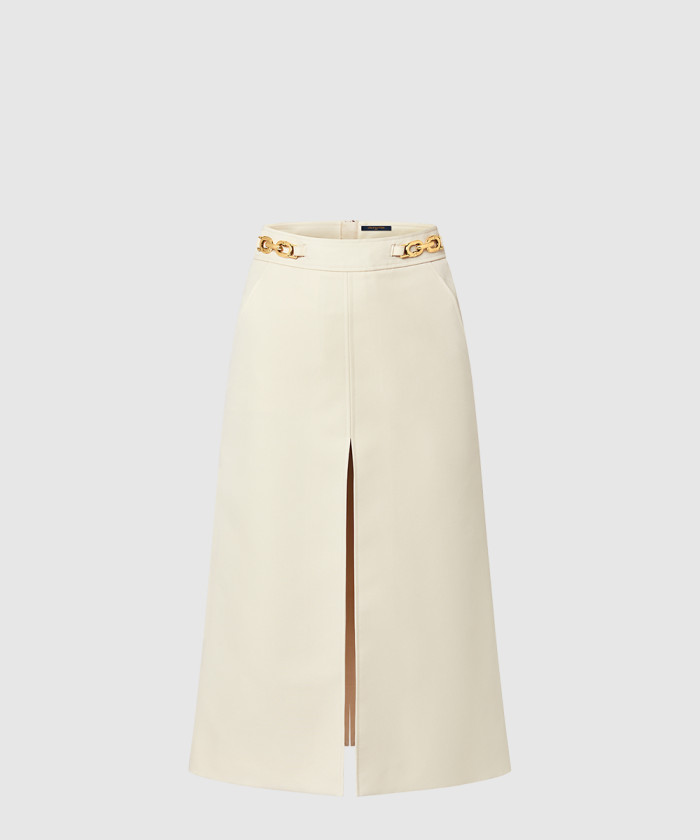 루이비통 체인 디테일 A라인 스커트 1AGNRY