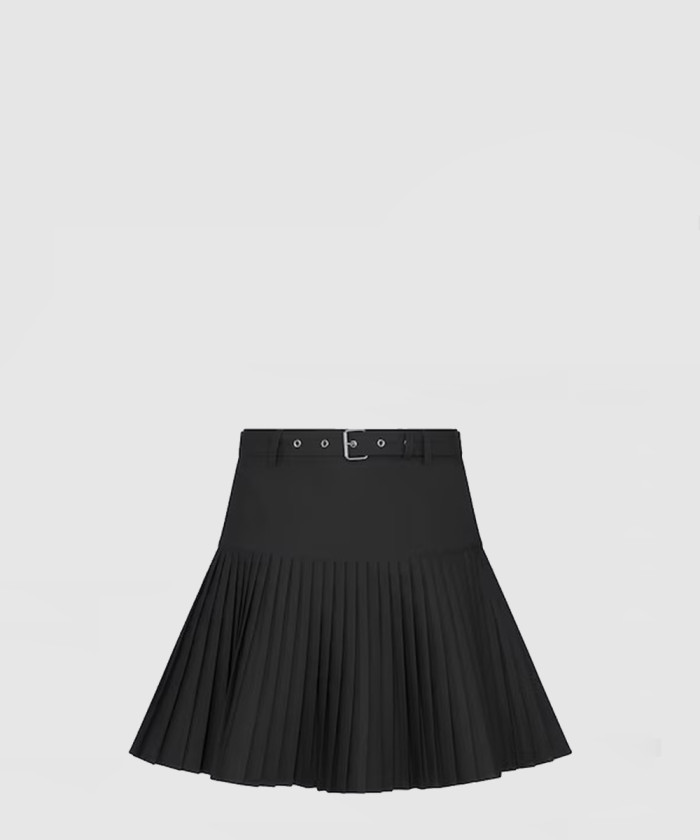 디올 플리츠 미니스커트 427J1