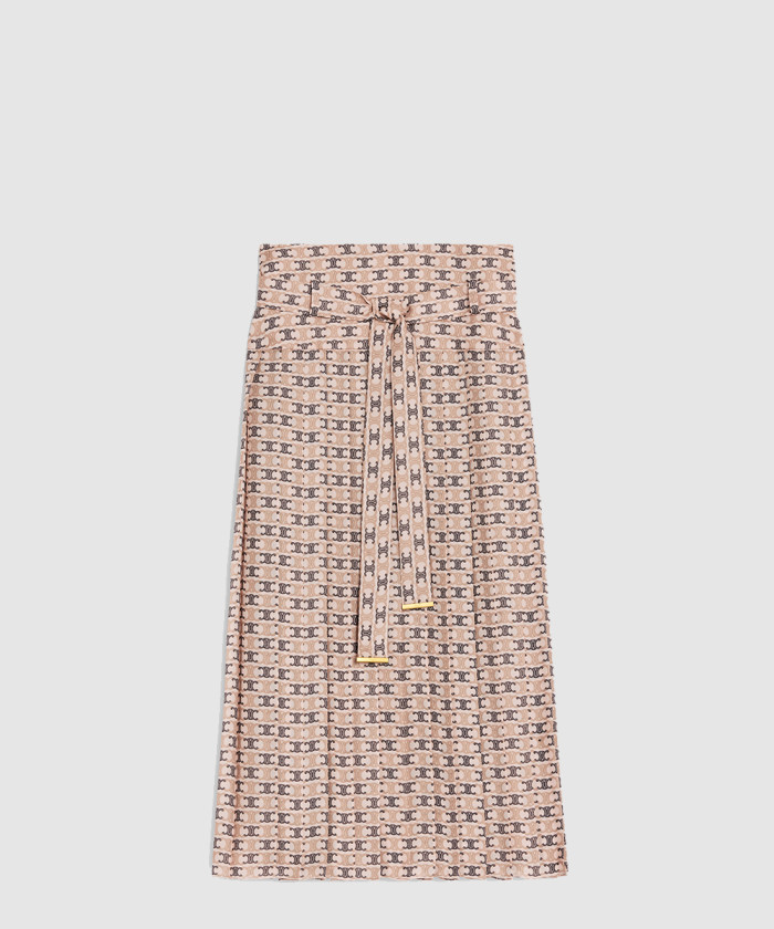 셀린느 플리츠 스커트 실크 조젯 RJ00H0