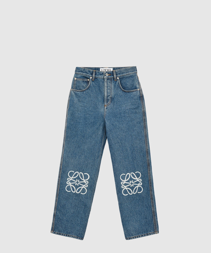 로에베 코튼 아나그램 크롭 진