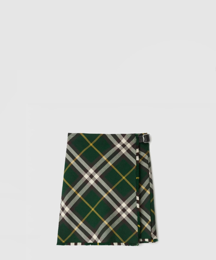 버버리 체크 울 킬트 80830161