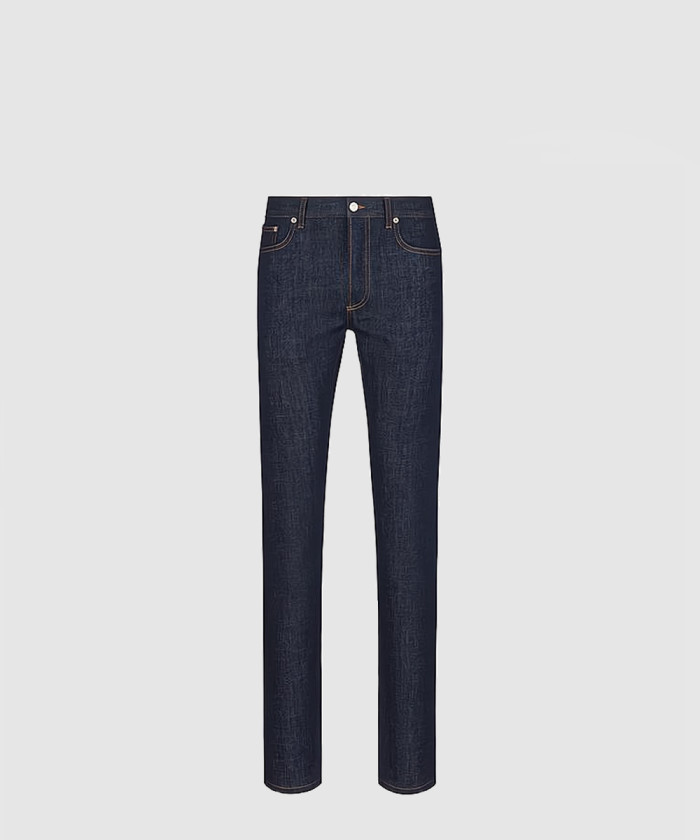 디올 오블리크 롱 슬림 진 코튼 데님 로우 193DS