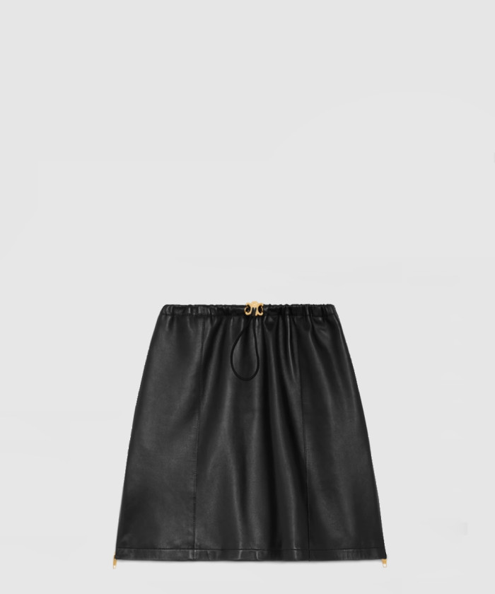 셀린느 에슬레틱 스커트 인 램스킨 2H3431