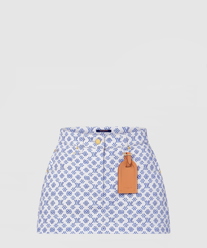 루이비통 프린트 미니 스커트 1AFTGN