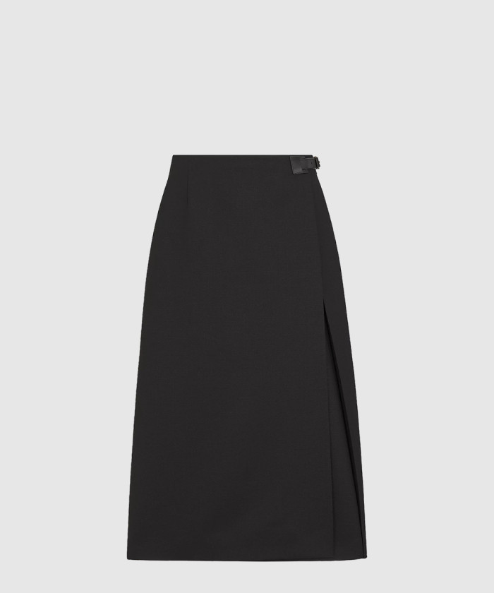 디올 미디 랩스커트 511J3