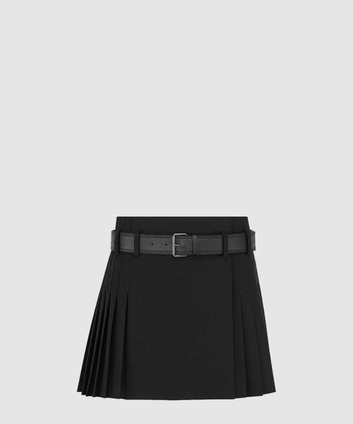 디올 벨트 쇼트 플리츠 치마바지 511J7