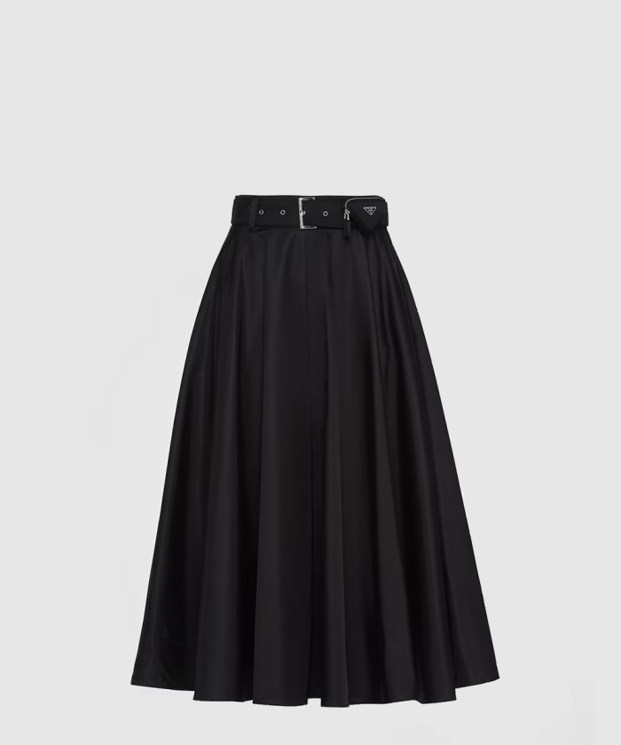 프라다 풀 리나일론 스커트 21H953