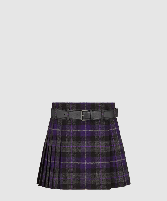 디올 벨트 쇼트 플리츠 치마바지 511J7