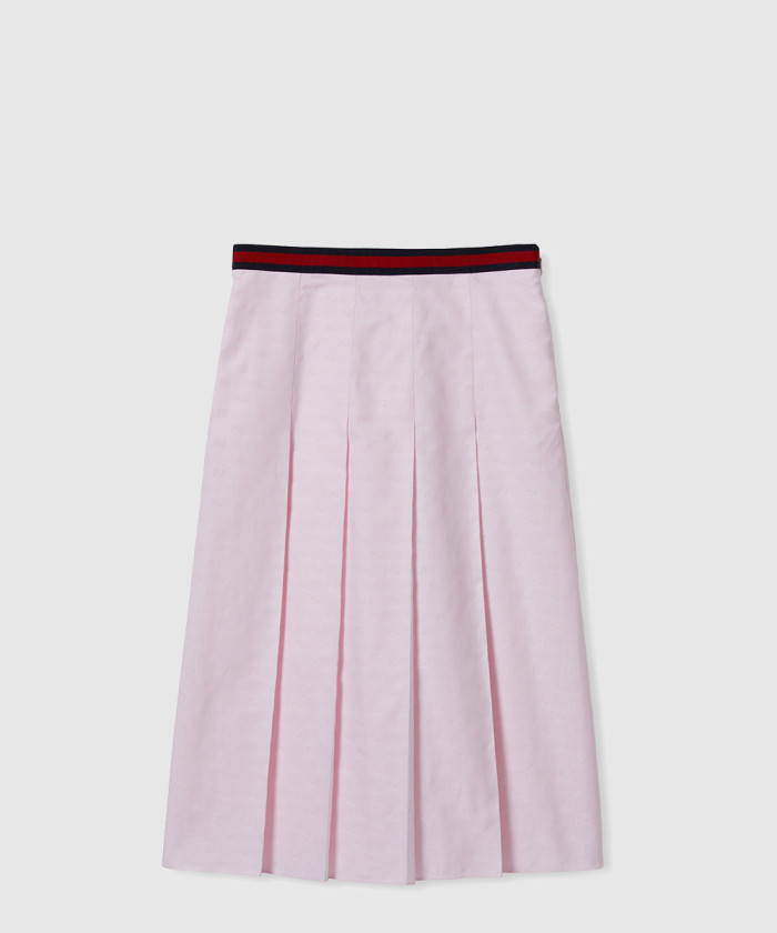 구찌 GG 슈프림 옥스퍼드 코튼 스커트 788904