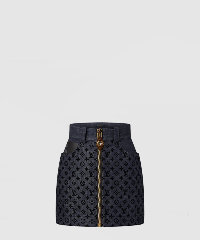 루이비통 데님 미니 스커트 1ABSVO