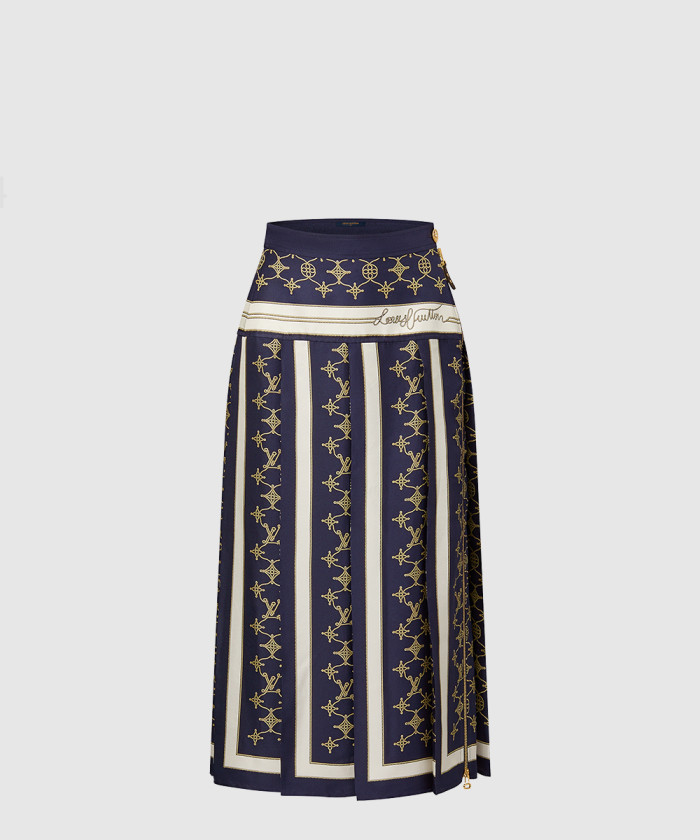 루이비통 노티컬 모노그램 미드랭스 스커트 1AFMYU