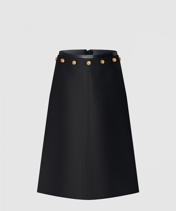 루이비통 버튼 웨이스트 미카도 미디 스커트 1ABI8R