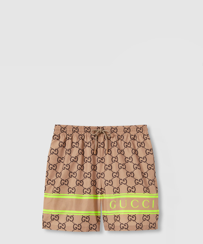 구찌 GG 프린트 스위밍 쇼츠 787909