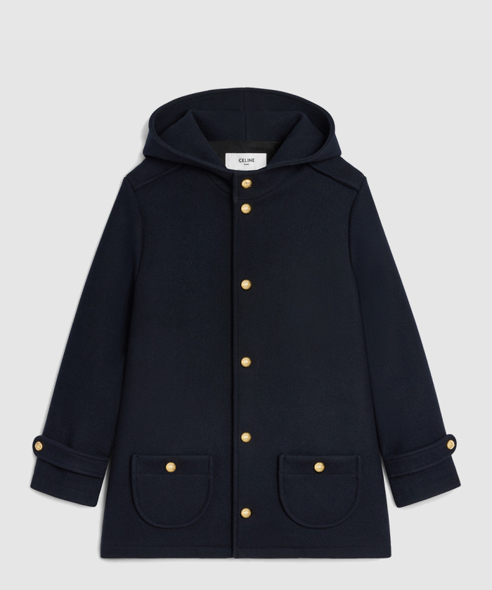 셀린느 후드 트리옹프 코트 2W97C8