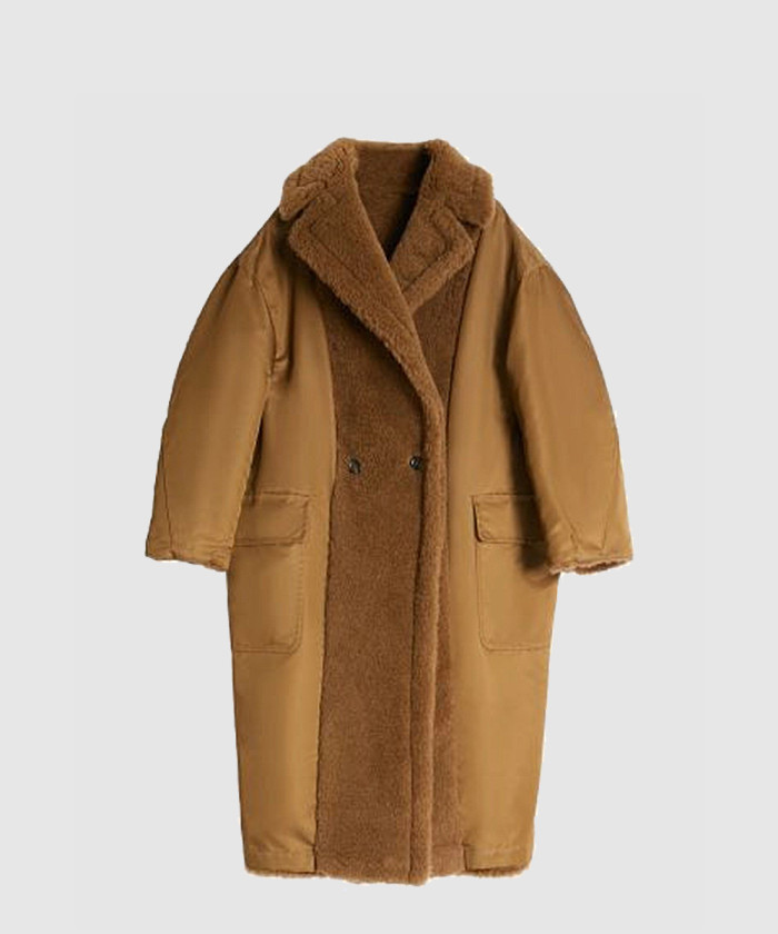 막스마라 리버서블 테디 베어 아이콘 코트