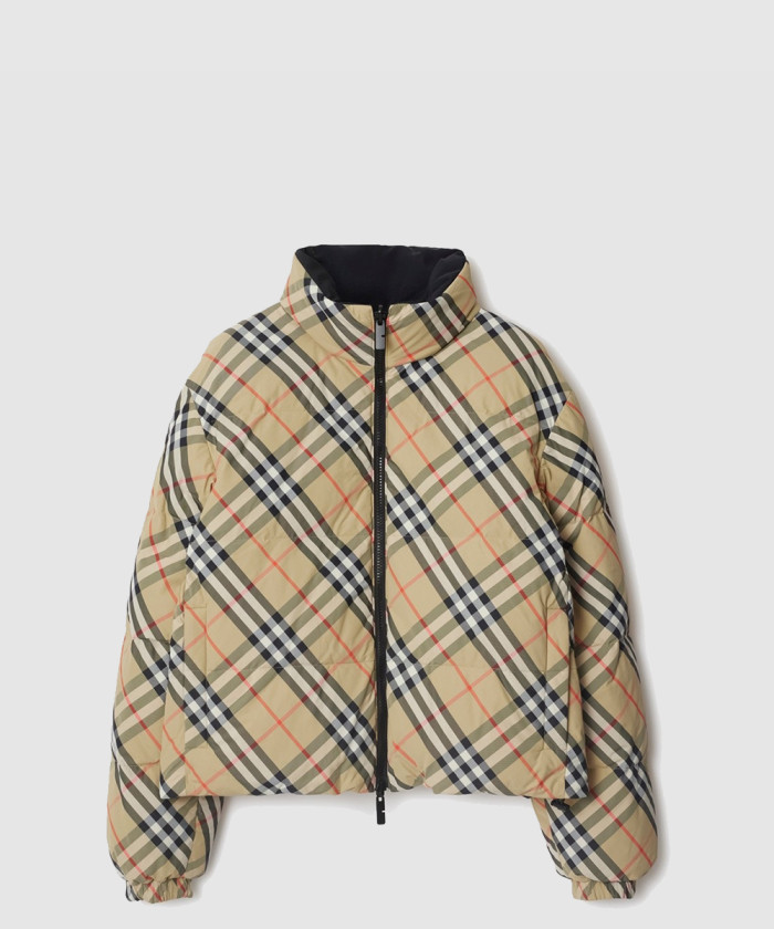 버버리 리버시블 체크 나일론 퍼퍼 재킷 80961291